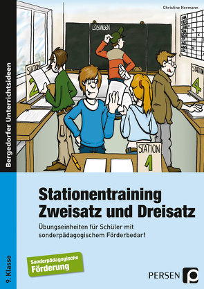 Stationentraining Zweisatz und Dreisatz von Hermann,  Christine