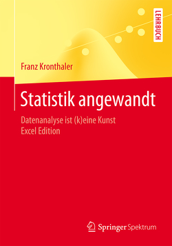 Statistik angewandt von Kronthaler,  Franz