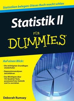 Statistik II für Dummies von Muhr,  Judith, Rumsey,  Deborah J.