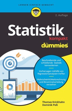 Statistik kompakt für Dummies von Krickhahn,  Thomas, Poß,  Dominik