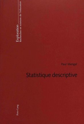 Statistique descriptive von Mengal,  Paul