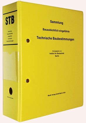 STB – Sammlung Bauaufsichtlich eingeführte Technische Baubestimmungen