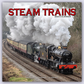 Steam Trains – Dampflokomotiven 2023 – 16-Monatskalender