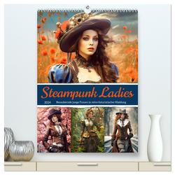 Steampunk Ladies (hochwertiger Premium Wandkalender 2024 DIN A2 hoch), Kunstdruck in Hochglanz von Löwer,  Sabine