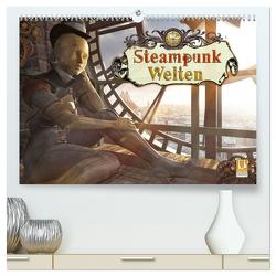 Steampunk Welten (hochwertiger Premium Wandkalender 2024 DIN A2 quer), Kunstdruck in Hochglanz von Schröder,  Karsten