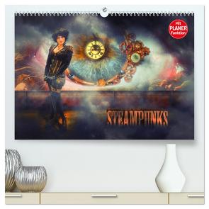 Steampunks (hochwertiger Premium Wandkalender 2024 DIN A2 quer), Kunstdruck in Hochglanz von Meutzner,  Dirk