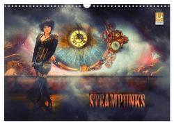Steampunks (Wandkalender 2024 DIN A3 quer), CALVENDO Monatskalender von Meutzner,  Dirk