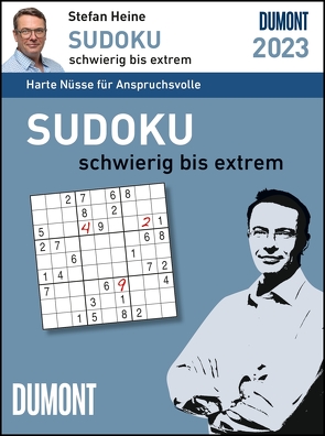 Stefan Heine Sudoku schwierig bis extrem 2023 – Tagesabreißkalender -11,8×15,9 – Rätselkalender – Sudokukalender von Heine,  Stefan