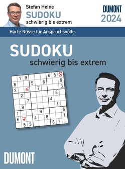 Stefan Heine Sudoku schwierig bis extrem 2024 – Tagesabreißkalender -11,8×15,9 – Rätselkalender – Sudokukalender