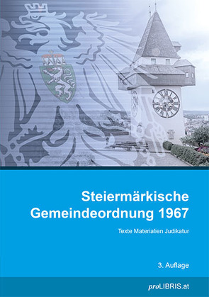 Steiermärkische Gemeindeordnung 1967 von proLIBRIS VerlagsgesmbH