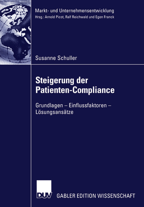 Steigerung der Patienten-Compliance von Schuller,  Susanne
