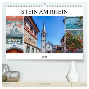 Stein am Rhein – Altstadt mit Charme (hochwertiger Premium Wandkalender 2024 DIN A2 quer), Kunstdruck in Hochglanz von Brunner-Klaus,  Liselotte
