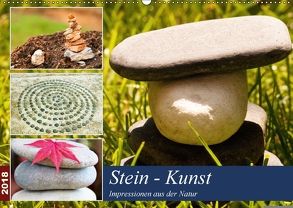 Stein-Kunst (Wandkalender 2018 DIN A2 quer) von by Sylvia Seibl,  CrystalLights