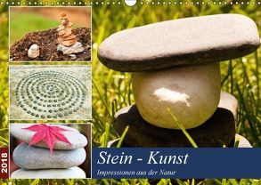 Stein-Kunst (Wandkalender 2018 DIN A3 quer) von by Sylvia Seibl,  CrystalLights