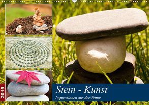 Stein-Kunst (Wandkalender 2019 DIN A2 quer) von by Sylvia Seibl,  CrystalLights