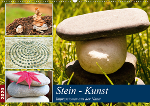 Stein-Kunst (Wandkalender 2020 DIN A2 quer) von by Sylvia Seibl,  CrystalLights