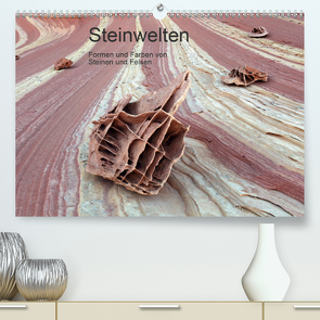 Steinwelten – Formen und Farben von Steinen und Felsen (Premium, hochwertiger DIN A2 Wandkalender 2021, Kunstdruck in Hochglanz) von Grosskopf,  Rainer