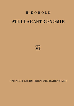 Stellarastronomie von Kobold,  H.