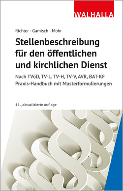 Stellenbeschreibung für den öffentlichen und kirchlichen Dienst von Gamisch,  Annett, Mohr,  Thomas