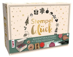 Adventskalender Stempel-Glück. Mit mehr als 24 Stempeln, Anleitungsbuch und weiterem Zubehör von Bargen,  Anne Marie