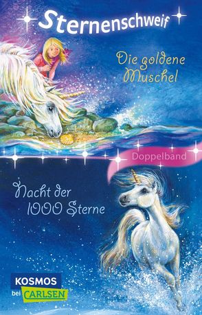 Sternenschweif: Die goldene Muschel / Nacht der 1000 Sterne (Doppelband) von Chapman,  Linda, Hull,  Biz, Schaub,  Bettina