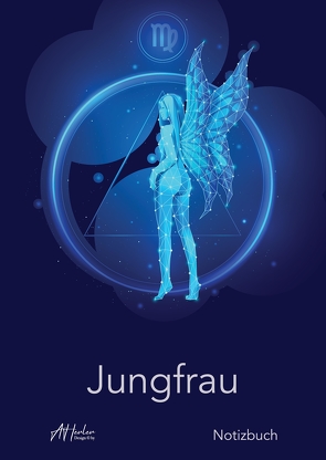 Sternzeichen Jungfrau Notizbuch | Designed by Alfred Herler von Herler Books™
