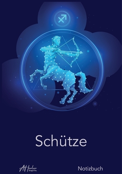 Sternzeichen Schütze Notizbuch | Designed by Alfred Herler von Herler Books™