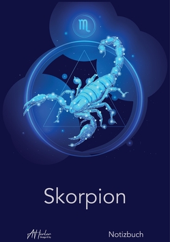Sternzeichen Skorpion Notizbuch | Designed by Alfred Herler von Herler Books™