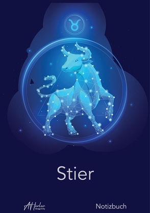 Sternzeichen Stier Notizbuch | Designed by Alfred Herler von Herler Books™