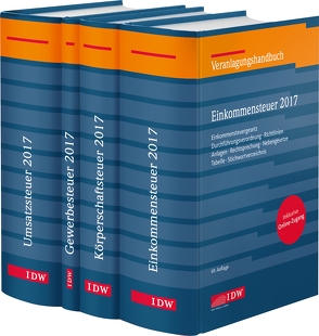 Steuer-Paket 2017: Ertragsteuern und Umsatzsteuer von Boveleth,  Karl-Heinz, Brandenberg,  Hermann, Lennartz,  Manfred, Schmitz,  Georg, van Lishaut,  Ingo, Verweyen,  Barbara, Widmann,  Werner