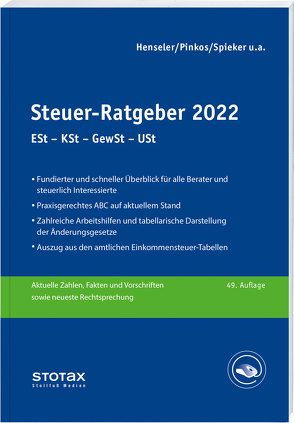 Steuer-Ratgeber – online von Henseler,  Frank, Pinkos,  Erich, Püschner,  Wolfgang