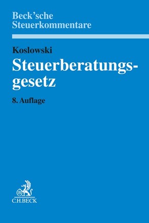 Steuerberatungsgesetz von Koslowski,  Günter