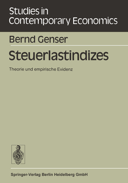 Steuerlastindizes von Genser,  B.