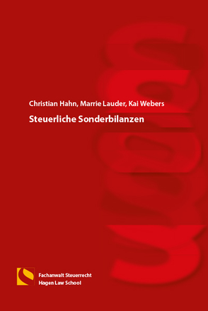 Steuerliche Sonderbilanzen von Hahn,  Christian, Lauder,  Marrie, Webers,  Kai