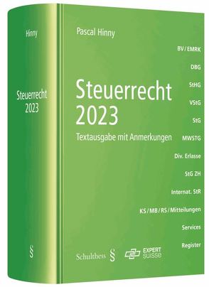 Steuerrecht 2023 (PrintPlu§) von Hinny,  Pascal