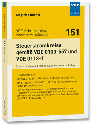 Steuerstromkreise gemäß VDE 0100-557 und VDE 0113-1 von Rudnik,  Siegfried
