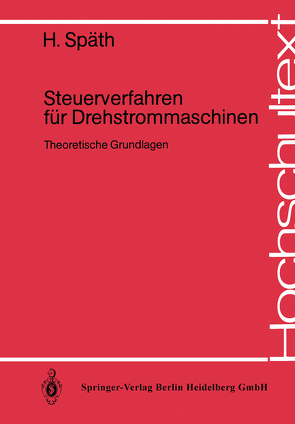 Steuerverfahren für Drehstrommaschinen von Späth,  H.