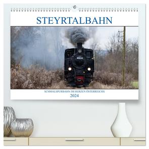 Steyrtalbahn (hochwertiger Premium Wandkalender 2024 DIN A2 quer), Kunstdruck in Hochglanz von Simlinger,  Wolfgang