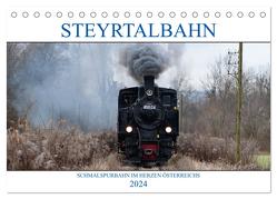 Steyrtalbahn (Tischkalender 2024 DIN A5 quer), CALVENDO Monatskalender von Simlinger,  Wolfgang