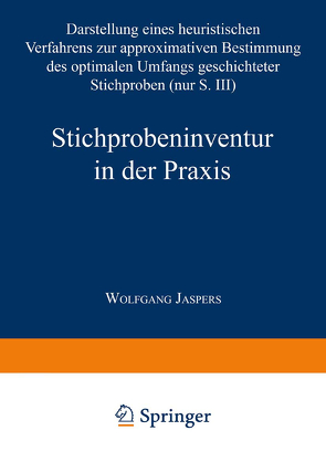 Stichprobeninventur in der Praxis von Jaspers,  Wolfgang