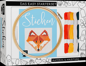 Sticken – das Easy Starterset für dekorative Kreuzstichmotive von Dargel,  Jennifer