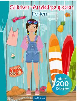 Sticker-Anziehpuppen – Ferien von Schindler,  Eva