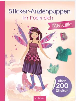 Sticker-Anziehpuppen Metallic – Im Feenreich von Schindler,  Eva