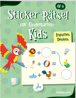 Sticker-Rätsel für Kindergarten-Kids. Logisches Denken von Thau,  Christine