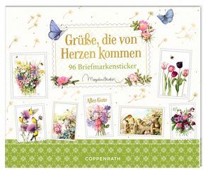 Stickerbuch – Grüße, die von Herzen kommen von Bastin,  Marjolein