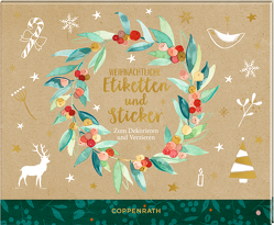 Stickerbuch – Weihnachtliche Etiketten und Sticker