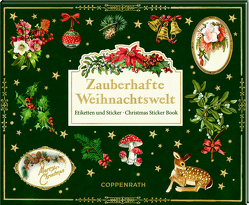 Stickerbuch – Zauberhafte Weihnachtswelt – Etiketten und Sticker von Behr,  Barbara
