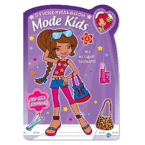 Stickermalbuch „Mode Kids“ – 4 Motive