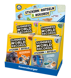 Verkaufs-Kassette „Guinness World Records Stickern & Rätseln“