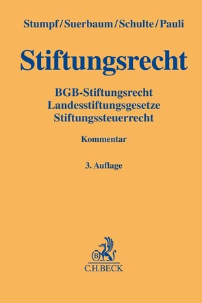 Stiftungsrecht von Pauli,  Rudolf, Schulte,  Martin, Stumpf,  Christoph, Suerbaum,  Joachim